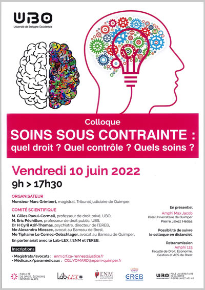 Surf thérapie Quimper colloque hospitalisation sans consentement