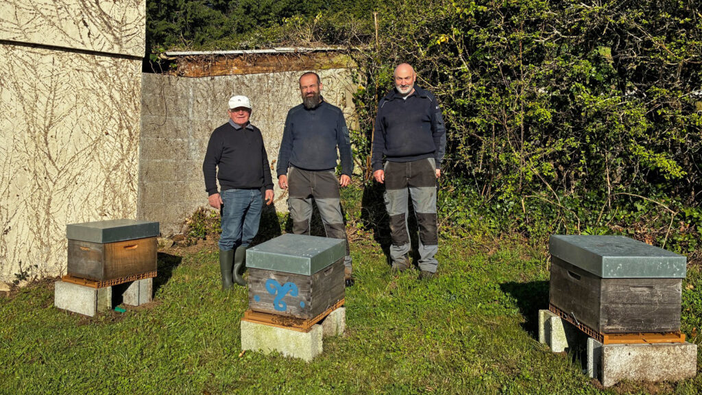 Installation des ruches à l'EPSM